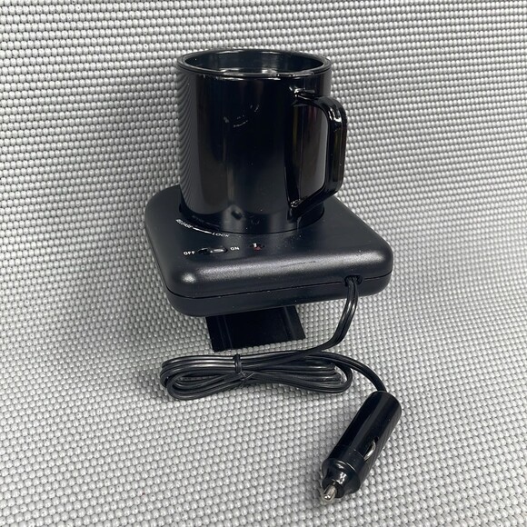 Travel Coffee Mug & Power Warmer Model MEC 205 Vintage Mountable Hot and Ready - Picture 1 of 9